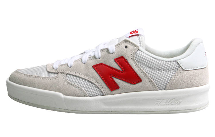 New Balance New Balance NB 300 Low top Skateboard Shoes Women's Beige White Red B Width