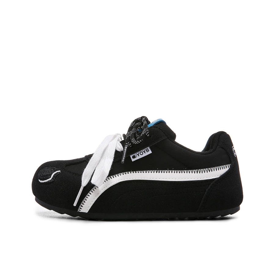 KEAIDENI Abrasion Resistant Lightweight Wear resistant And Lightweight Low top Skateboard Shoes Women's Black