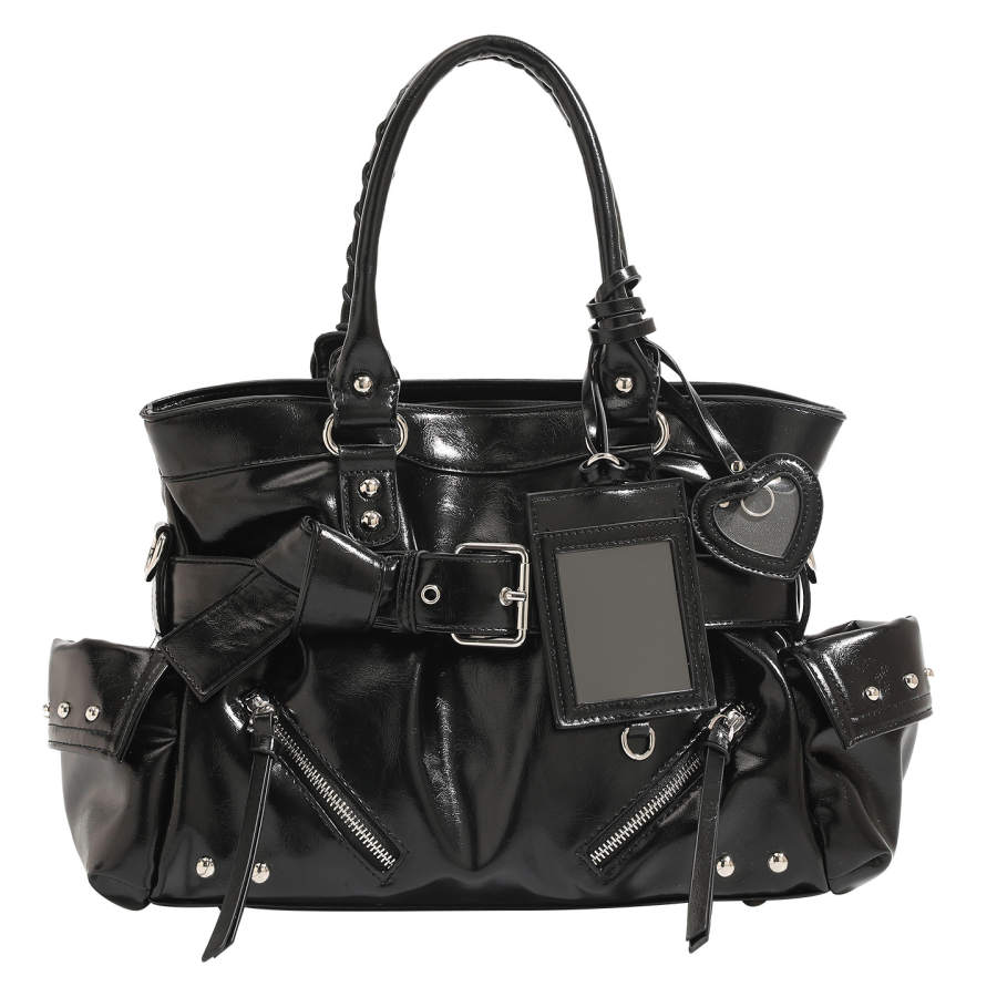 PAYOT PAYOT Synthetic Leather Handbag Women's Black