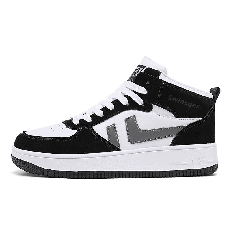 Swinsger Pu Slip Resistant Slip Resistant High top Skateboard Shoes Men's