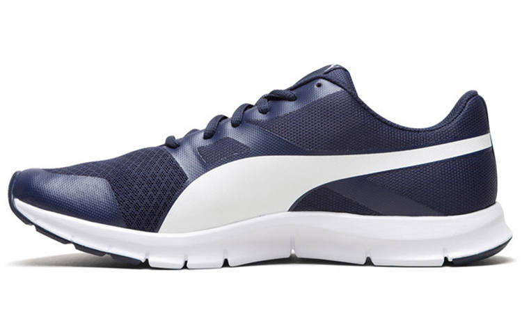 PUMA Flexracer Non Slip Cozy Low Top Sports Skate Shoes Blue White