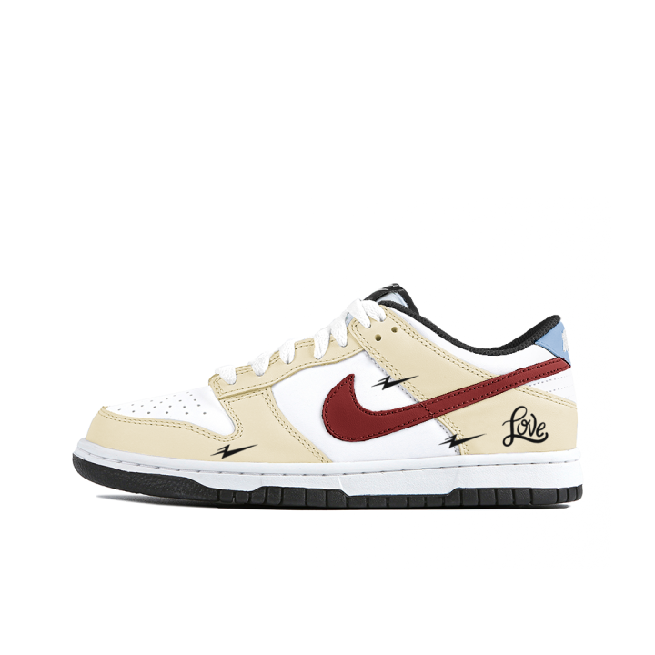 Nike Nike Dunk Gentleman Idoo Slip Resistant Abrasion Resistant Low top Skateboard Shoes Unisex Beige