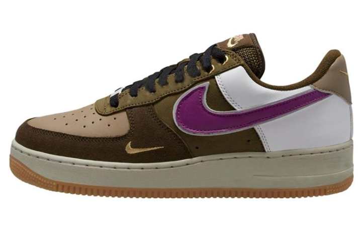 Nike Nike Air Force 1 Leather Casual Slip Resistant, Lightweight, And Breathable Low top Skateboard Shoes Unisex