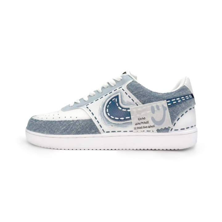 Nike Nike Court Vision 1 Low top Skateboard Shoes Women's Blue
