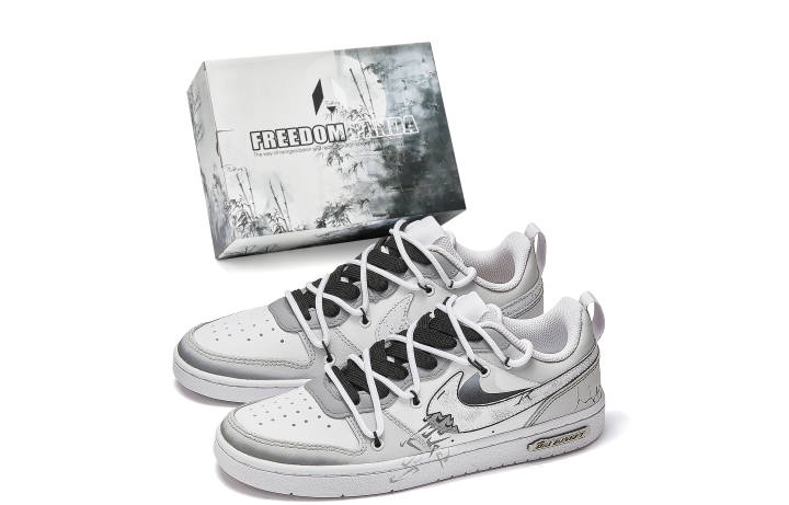 Nike Nike Dunk Freedom Panda, Box, Broken Stars Slip Resistant Abrasion Resistant Balance