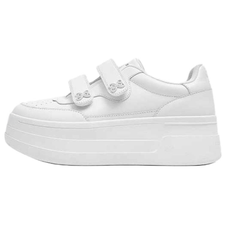 Ann Andelman Height Increasing Low top Skateboard Shoes Women's White