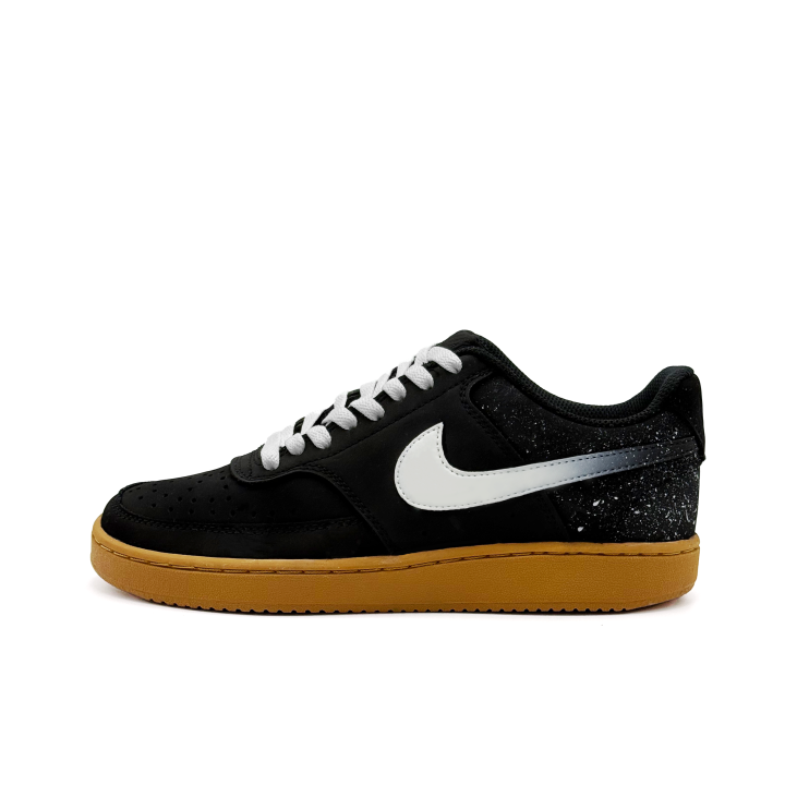 Nike Nike Court Vision 1 Ink White Dance Together Synthetic Leather Cushioning Abrasion Resistant Low top Skateboard Shoes