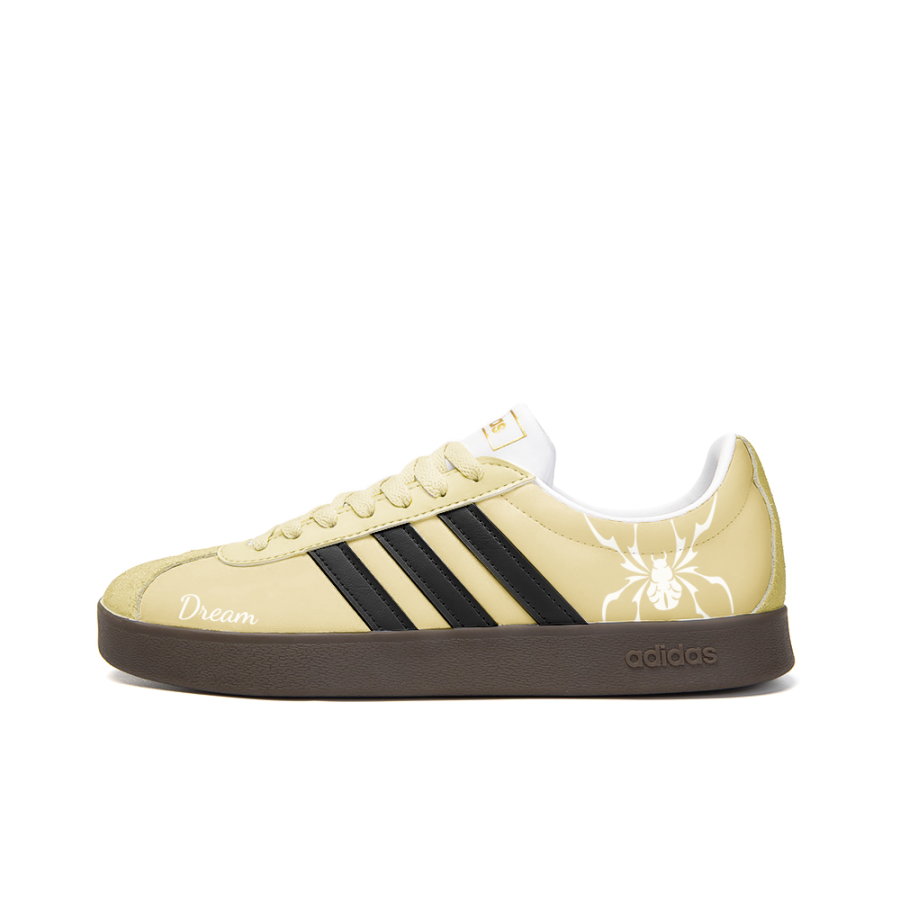 Adidas Neo VL Court 2.0 Sedum And Reiko Slip Resistant Abrasion Resistant Low top Skateboard Shoes Unisex Lemon