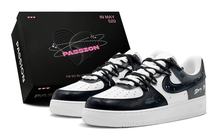 Nike Nike Air Force 1 Cushioning Low top Skateboard Shoes Men's Black Gray