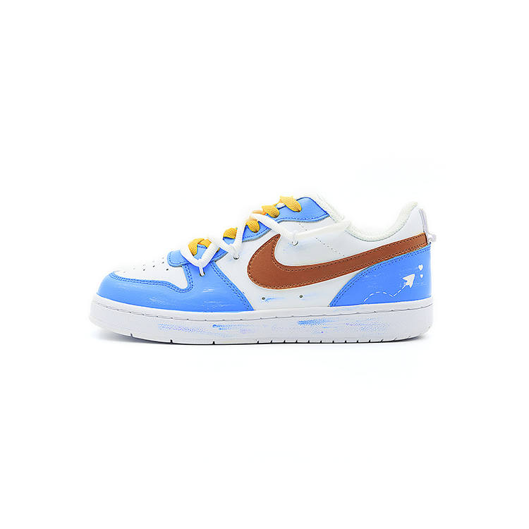 Nike Nike Court Borough Cornflower Orange Blue Dream Low top Skateboard Shoes Women's White Blue