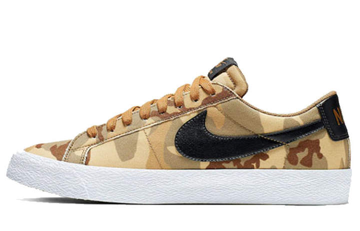 Nike Nike Blazer Casual Coverage Lightweight Coverage Low top Skateboard Shoes Men's Camouflage