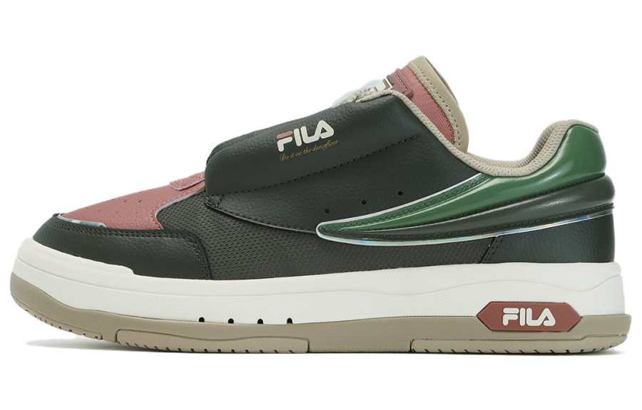 FILA 520 Comfortable Cushioning Low top Skateboard Shoes Men's Green White