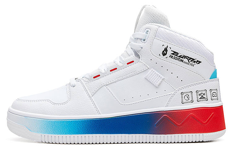 361° Thermal High top Skateboard Shoes Women's White Red