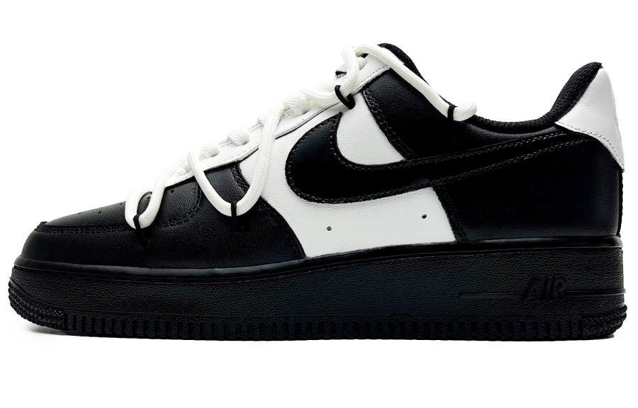Nike Nike Air Force 1 Reverse The Legend Slip Resistant Abrasion Resistant Low top Skateboard Shoes Unisex Black White
