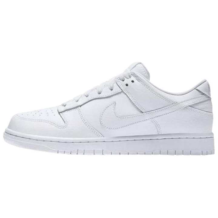 Nike Nike Dunk Abrasion Resistant Skateboard Shoes Unisex White