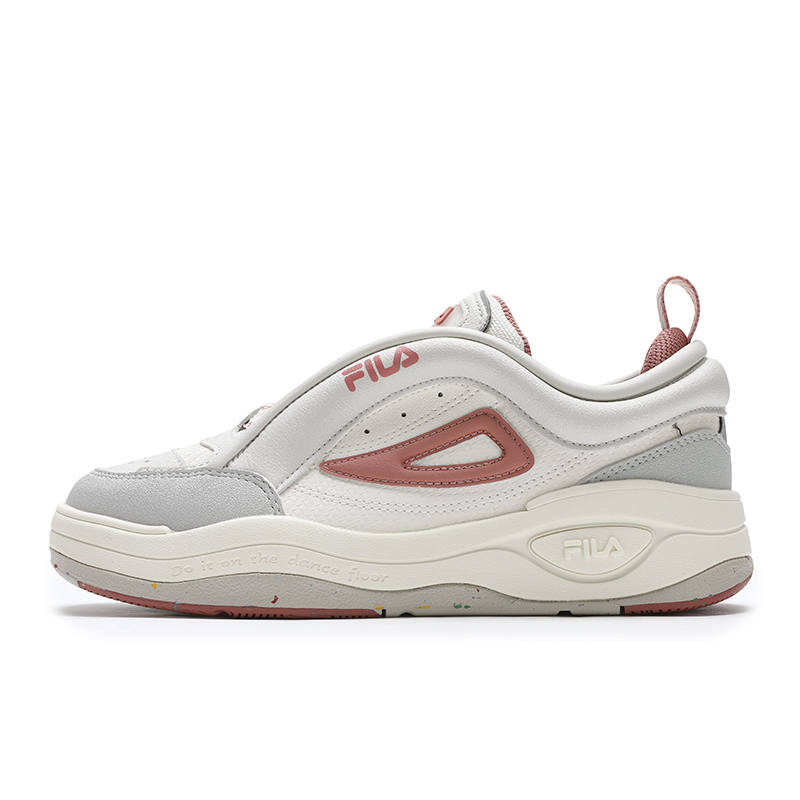 FILA Slip Resistant Low top Skateboard Shoes Women's White Gray
