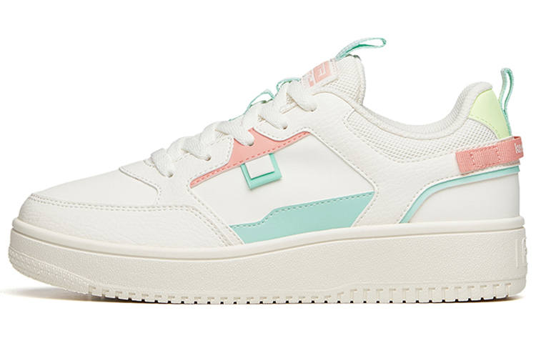 Anta Life Collection Low top Skateboard Shoes Women's White Green Pink