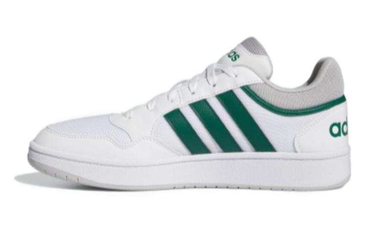 Adidas Adidas Hoops 3.0 SUMMER Cushioning Abrasion Resistant Low top Skateboard Shoes Men's White Green