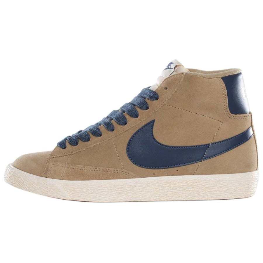 Nike Nike Blazer Mid Slip Resistant Abrasion Resistant Mid top Skateboard Shoes Women's Brown