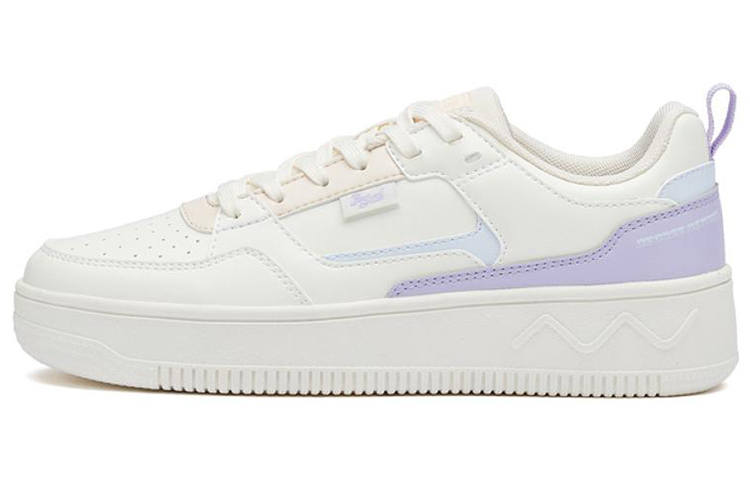361° Abrasion Resistant Slip Resistant Low top Skateboard Shoes Women's White Purple