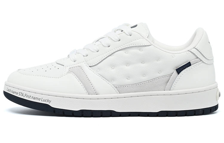 Ocai STA x Ocai Classic White Casual Abrasion Resistant Low top Skateboard Shoes Unisex Classic White