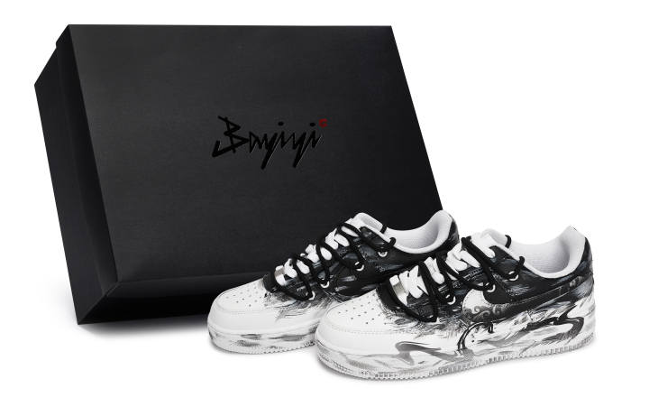 Nike Nike Air Force 1 811 Manufacturing, Weatherproof, Special Shoe Box Low top Skateboard Shoes Unisex Black White