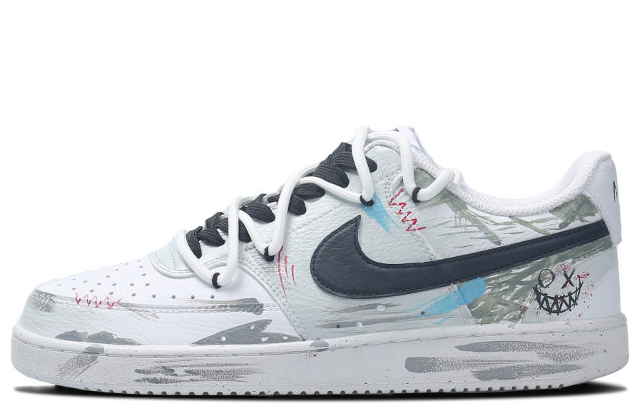 Nike Nike Court Victory Synthetic Leather Abrasion Resistant Abrasion Resistant Low top Skateboard Shoes Men's White