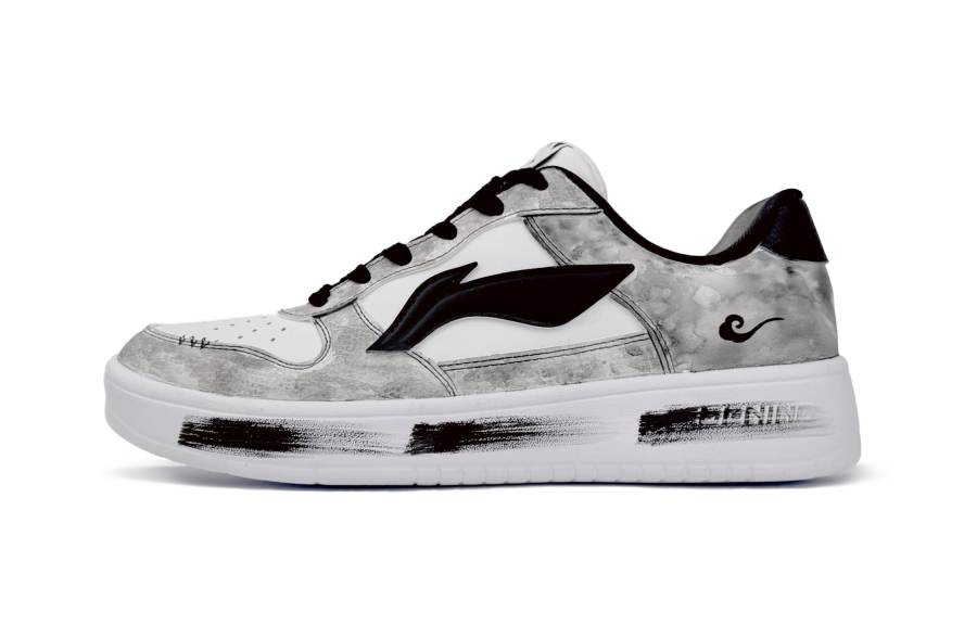 Li-Ning Li Ning Slip Resistant, Abrasion Resistant, Breathable, Height Increasing Low top Skateboard Shoes Men's
