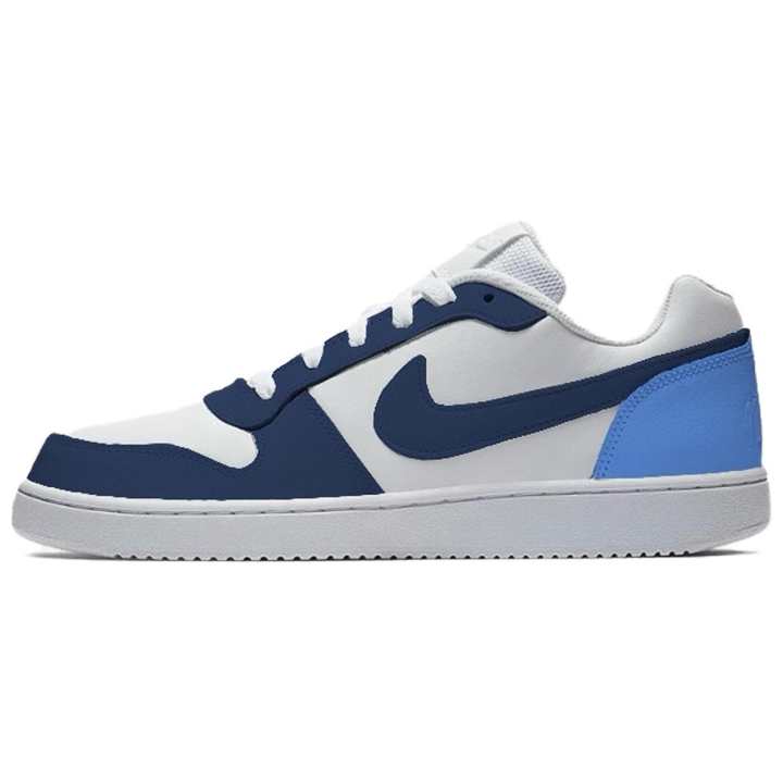 Nike Nike EBERNON Ink Dots, Night Breeze PU Leather Coverage Slip Resistant Abrasion Resistant