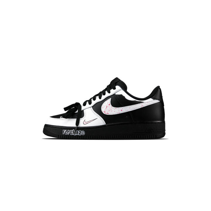 Nike Nike Air Force 1 Starry Sky, Black Warrior Low top Skateboard Shoes Unisex Black Pink White