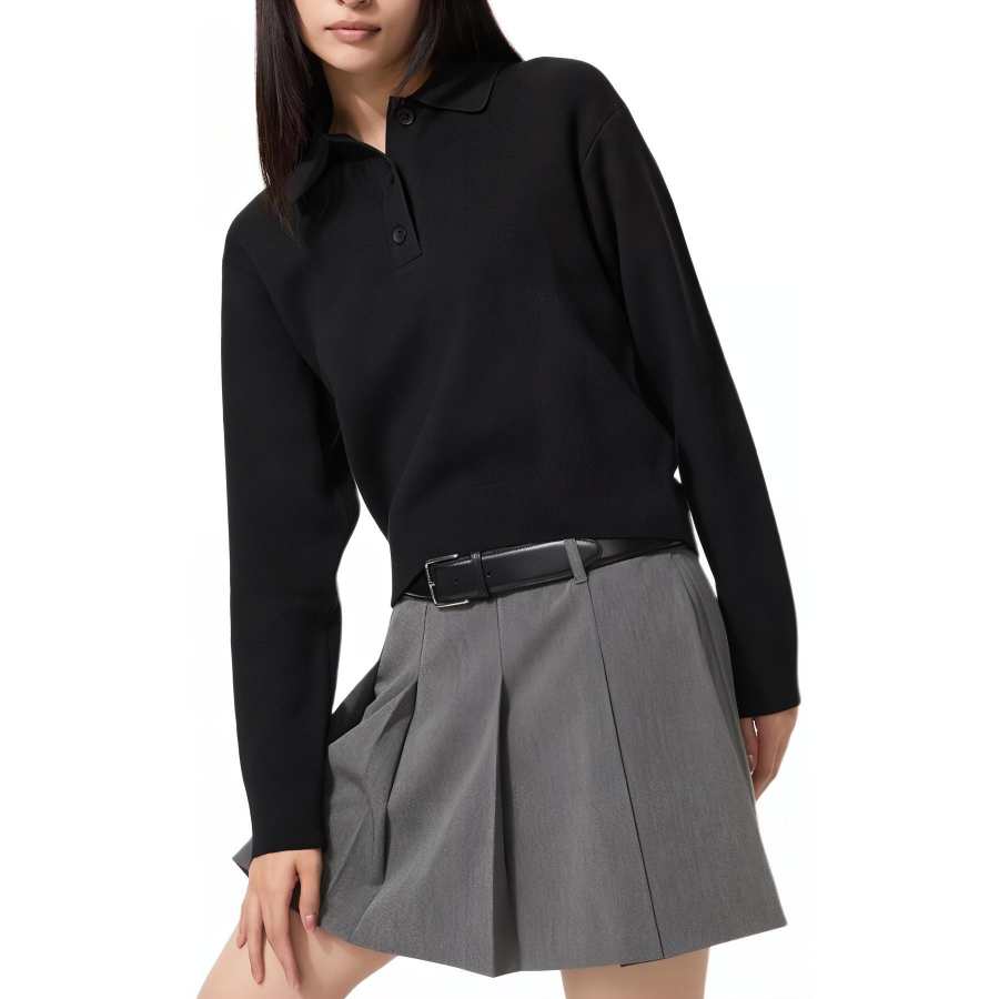UNIQLO Knitwear Women's Black Moderate