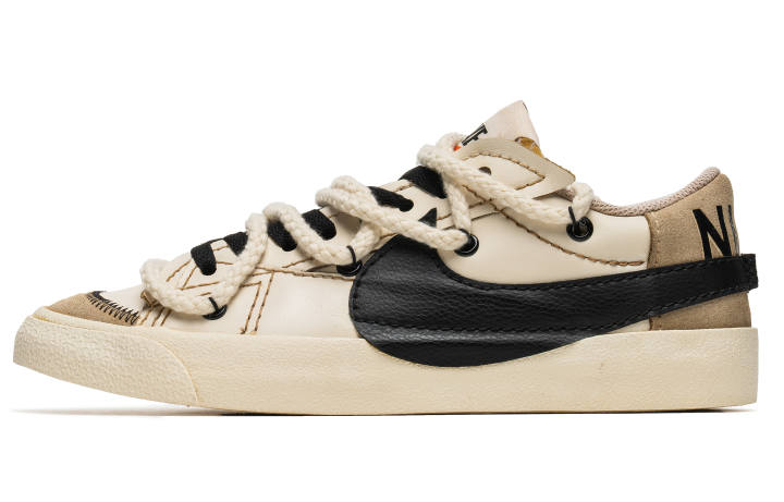 Nike Nike Blazer Slip Resistant Slip Resistant Low top Skateboard Shoes Women's Black Brown