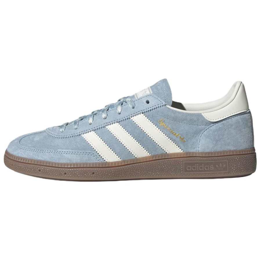Adidas Originals HANDBALL SPEZIAL Synthetic Leather, Leather Low top Skateboard Shoes Unisex Blue White