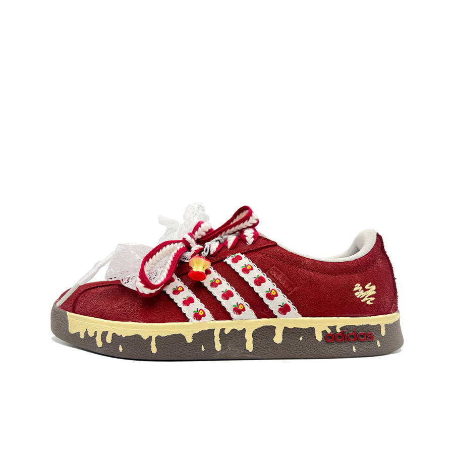 Adidas Adidas VL COURT 2.0 Only Care About Apple, Minimalist Style Versatile Leather Abrasion Resistant Abrasion Resistant