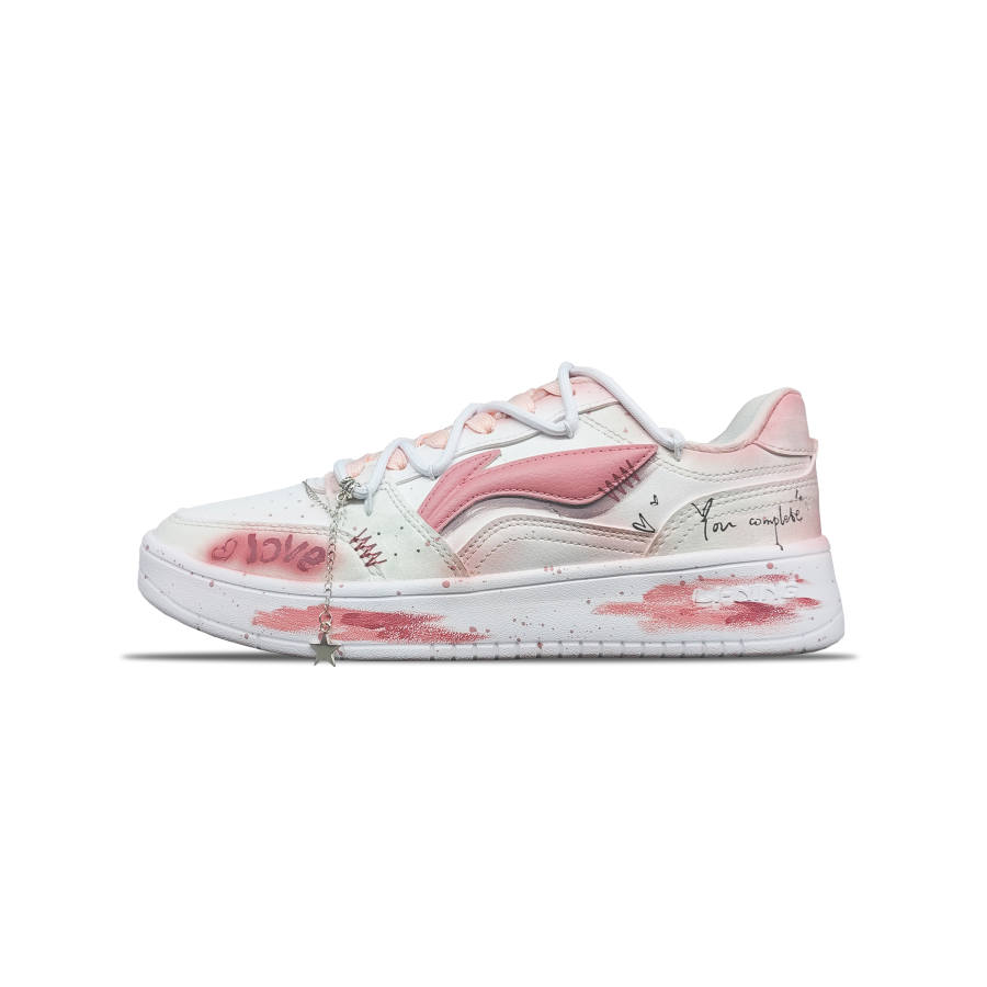 Li-Ning Li Ning Sycee Tower Rabbit Coexistence Slip Resistant Cushioning Abrasion Resistant Low top Skateboard Shoes Men's