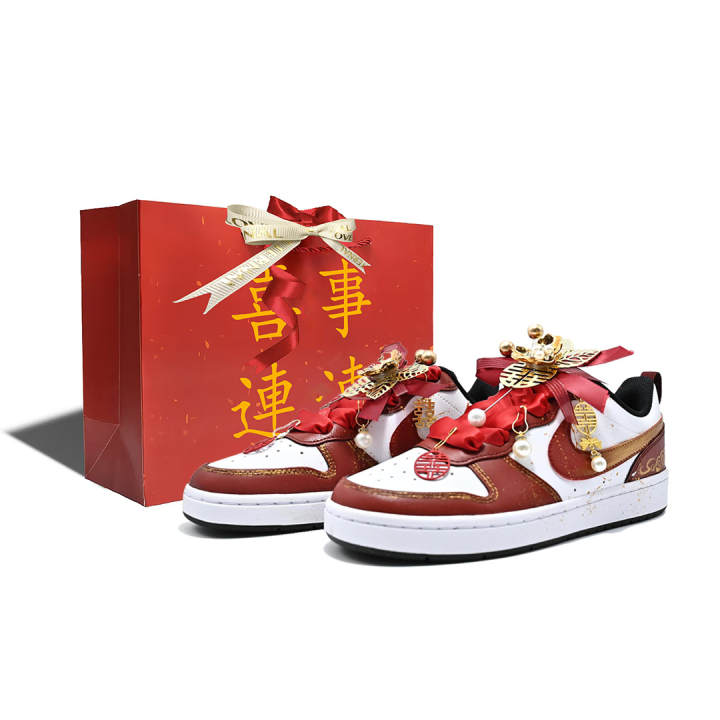 Nike Nike Court Borough Low 2 Continuous Good News Leather Slip Resistant Cushioning Slip Resistant Cushioning Low top