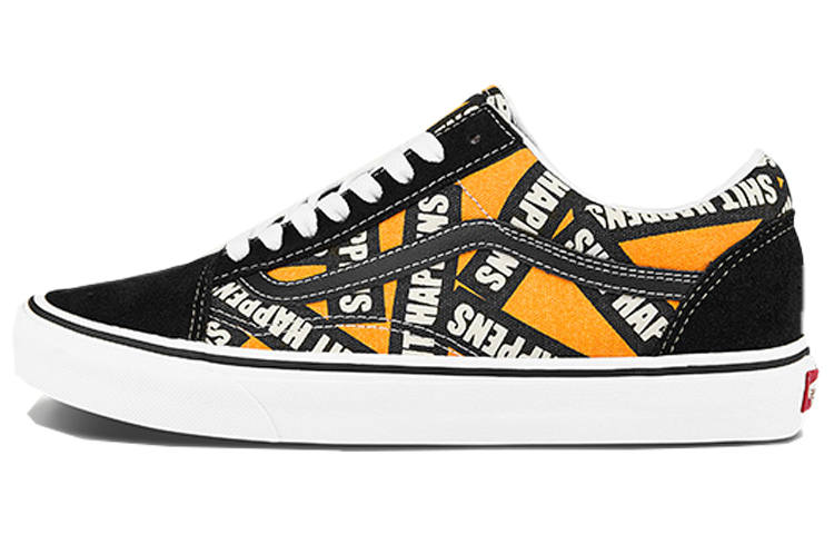 Vans Vans Old Skool Alphabet Black Yellow Unisex 'Black Yellow'