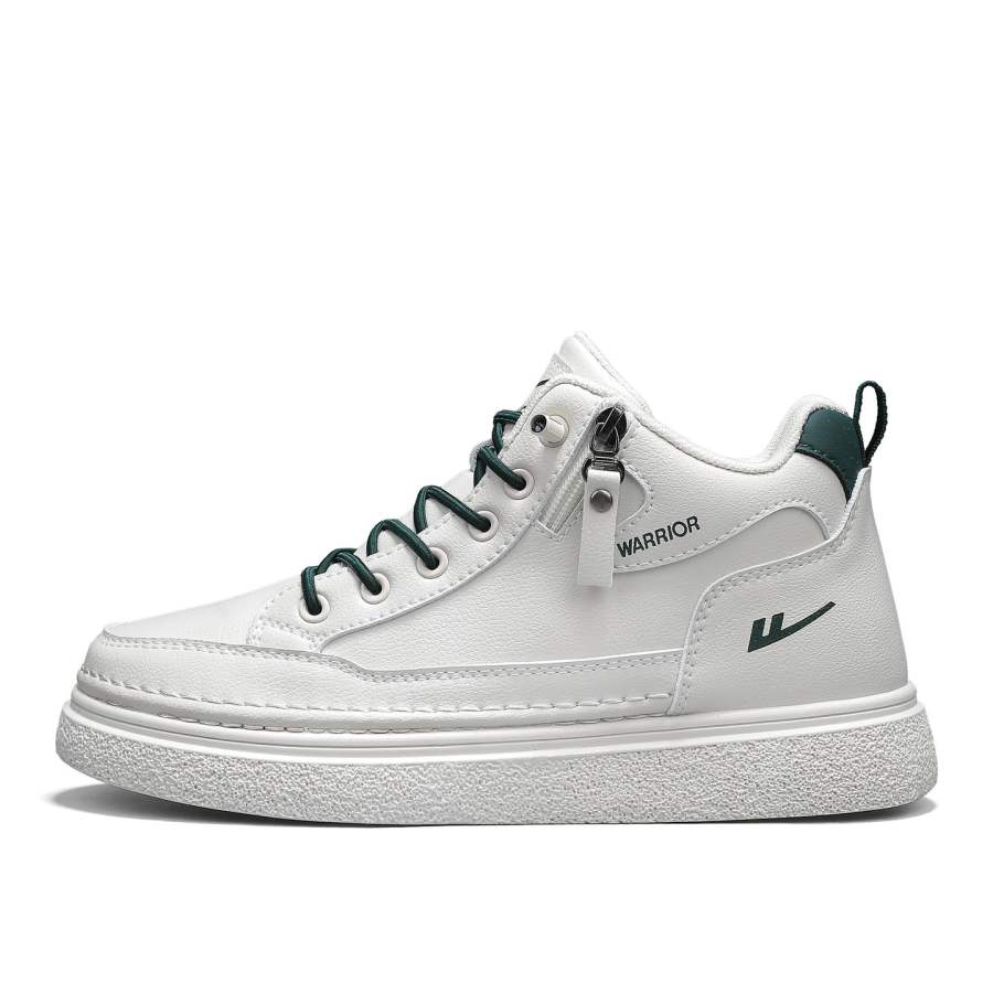 WARRIOR Abrasion Resistant Breathable Abrasion Resistant Breathable Mid top Skateboard Shoes Men's