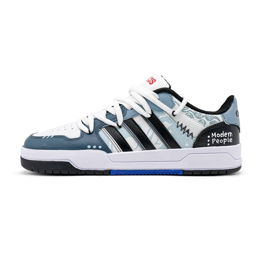 Adidas Neo Entrap Echoes Of The Future Low top Skateboard Shoes Unisex Blue White