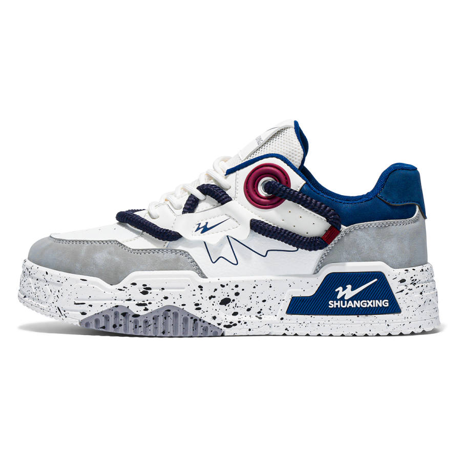 Binary Binary Low top Skateboard Shoes Men's White Blue