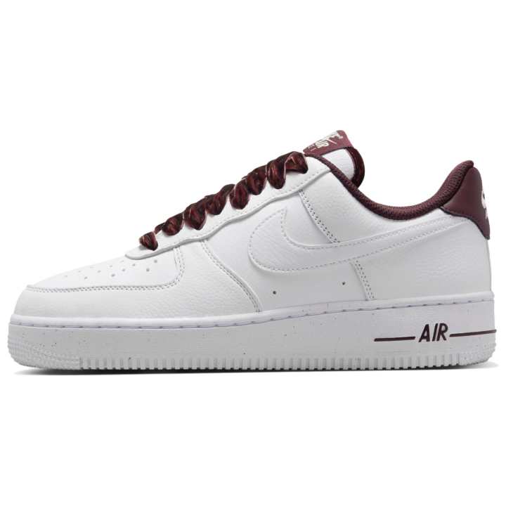 Nike Nike Air Force 1 Leather Skateboard Shoes Women's White Red