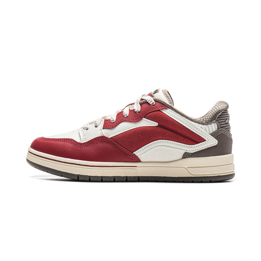 Li-Ning Li Ning Low top Skateboard Shoes Women's Red Beige