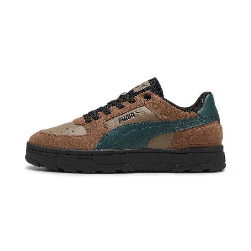 PUMA Caven 2.0 Cow Split Leather Low top Skateboard Shoes Unisex Brown