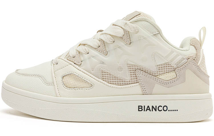 Kappa Mid top Skateboard Shoes Unisex Winter White