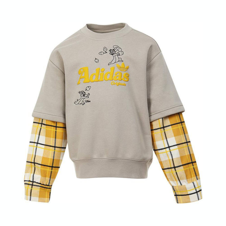 Adidas Originals Sweatshirt Disney Taupe/Yellow Teenagers