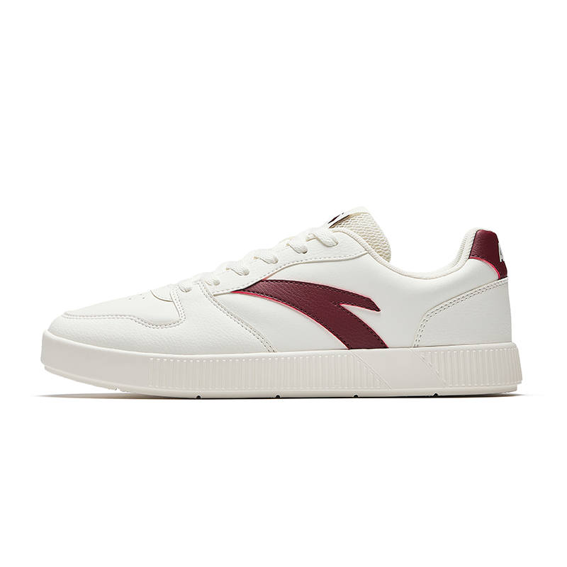Anta Skateboard Shoes Men's Ivory White/Crimson Red