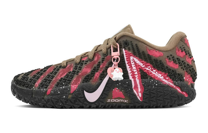 Nike Nike Ja Morant 3 Rose Shadow Abrasion Resistant Low top Basketball Shoes Men's Black Pink