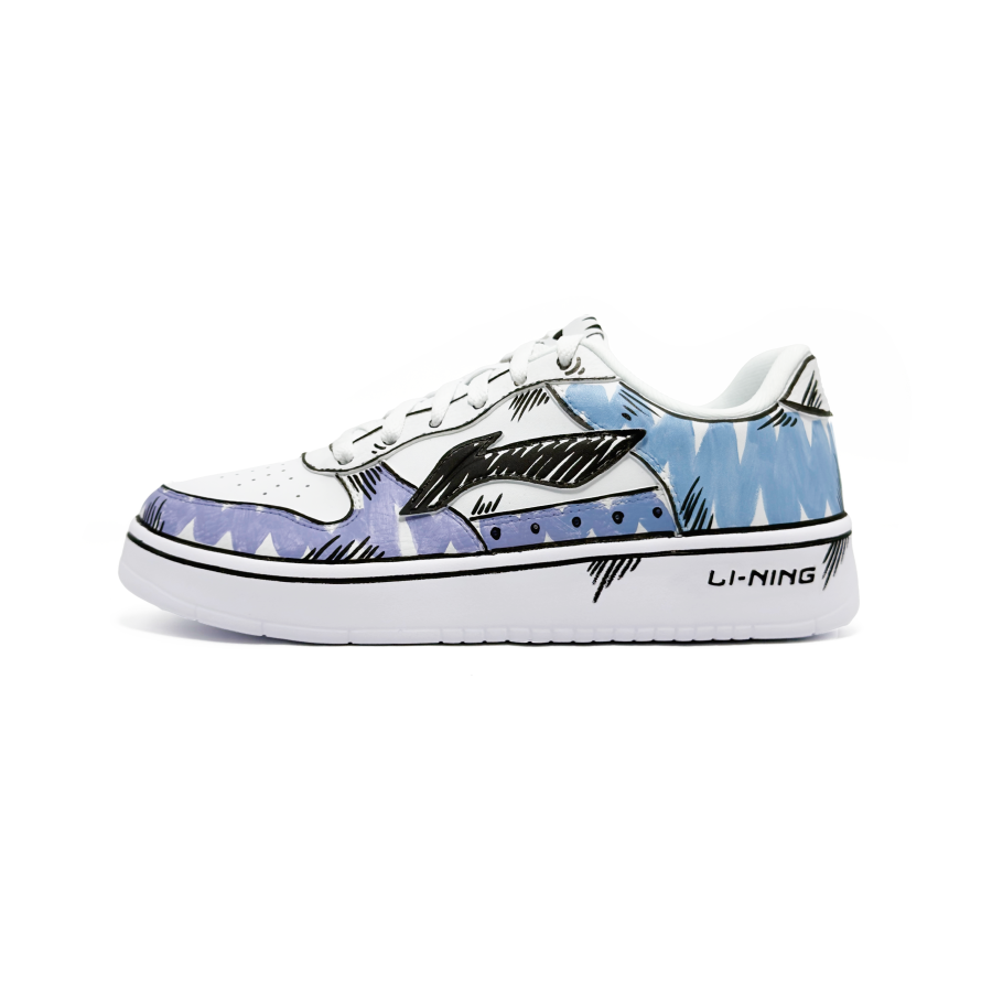Li-Ning Li Ning Floating Boat Abrasion Resistant Lightweight Height Increasing Low top Skateboard Shoes Unisex