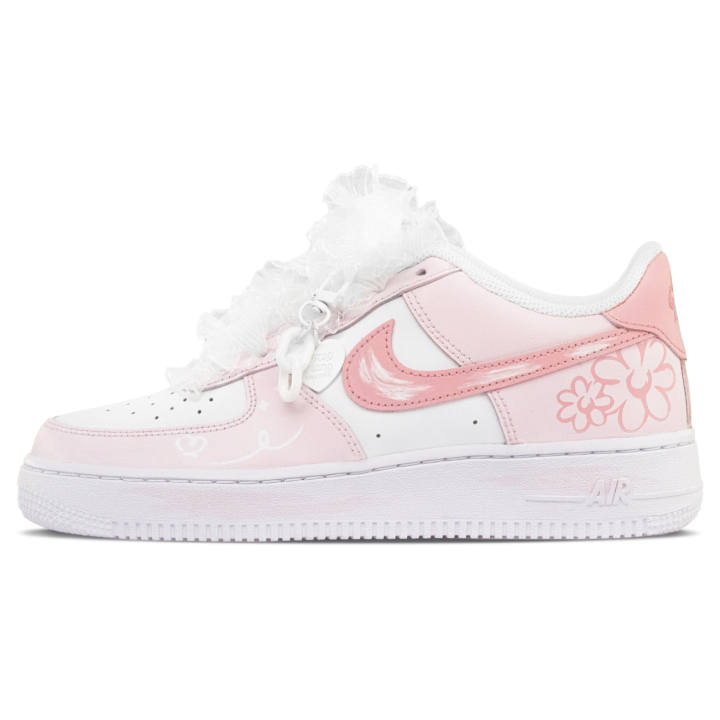 Nike Nike Air Force 1 Air Force 1 Low top Skateboard Shoes Women's Pink