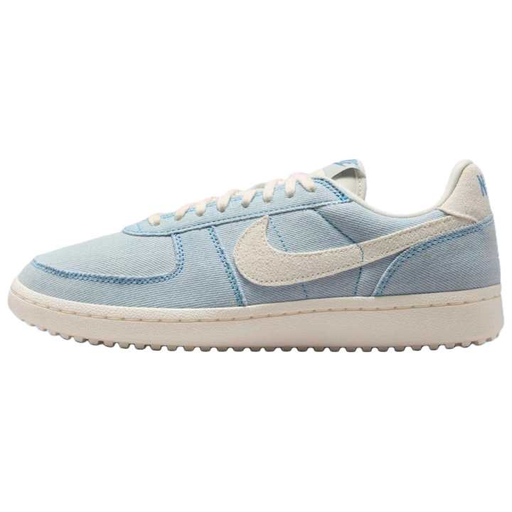 Nike Nike Field General Abrasion Resistant Low top Skateboard Shoes Women's Blue Beige